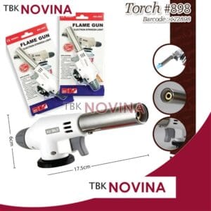 [ 1 Pcs ] TORCH Portable Flame Gun Gas Torch Blow Torch Kepala Las Pemantik Otomatis Hitam