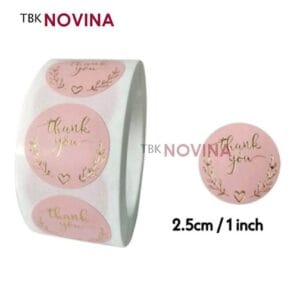 [KODE 70] Stiker Thank You / Label Segel Thank You (10 pcs)