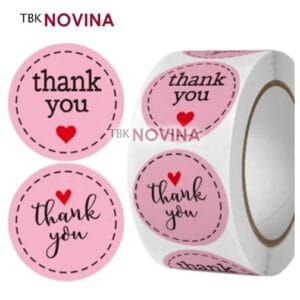 [KODE 242] Stiker Thank You / Label Segel Thank You (10 pcs)