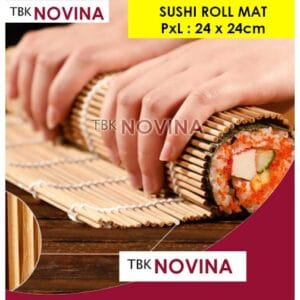 [ 1 PCS ] SUSHI ROLL MAT BAMBU / PENGGULUNG SUSHI GIMBAB
