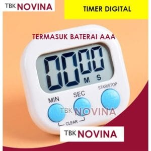 TIMER DIGITAL / Pengatur Waktu Masak Stopwatch Alarm Dapur Timer Masak Digital Alarm Dapur Masak Clock Stopwatch Kitchen Digital Timer