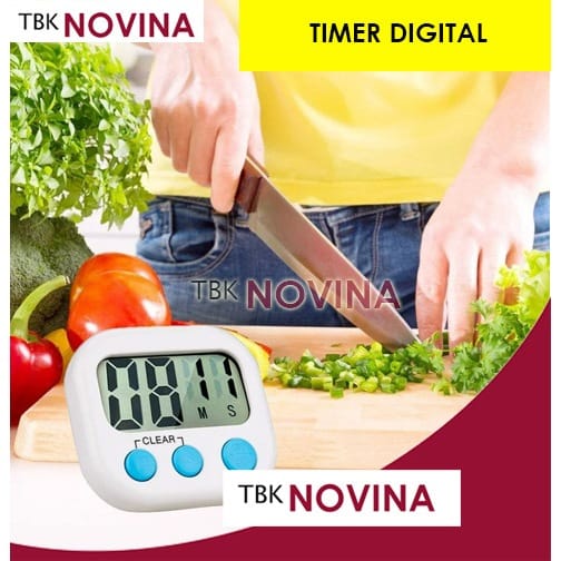 TIMER DIGITAL / Pengatur Waktu Masak Stopwatch Alarm Dapur Timer Masak Digital Alarm Dapur Masak Clock Stopwatch Kitchen Digital Timer - Image 3