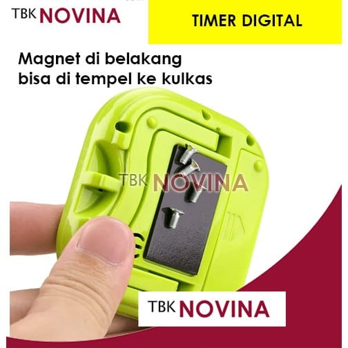TIMER DIGITAL / Pengatur Waktu Masak Stopwatch Alarm Dapur Timer Masak Digital Alarm Dapur Masak Clock Stopwatch Kitchen Digital Timer - Image 5