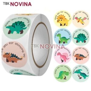 [KODE 212 ] Stiker ANAK / Thank You / Label Segel Thank You / Stiker Dinosaurus / Dino