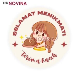 [KODE 204 ] Stiker ANAK / Thank You / Label Segel Thank You