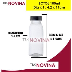[1 pcs] BOTOL 100ml / BOTOL SAMBAL 100ml