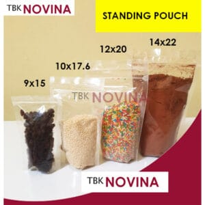 [ 50pcs ] STANDING POUCH 9x15
