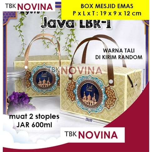 KOTAK KUE LEBARAN STOPLES JAR / KOTAK KUE IDUL FITRI / BOX KUE KERING / KOTAK STOPLES LEBARAN - Image 8