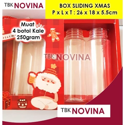 KOTAK KUE NATAL/ BOX CAKE BOLU GULUNG MERRY CHRISTMAS / BOX BROWNIES KUE NATAL - Image 7