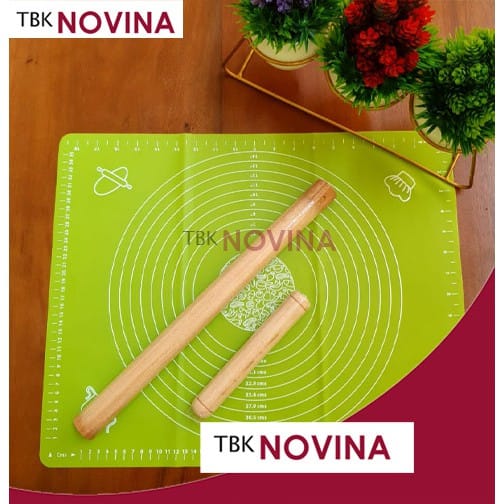 Rolling pin kayu Lurus / roling pin kayu / gilingan kayu / penggilas adonan