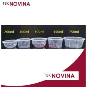 [ECER ]Thinwall 200ml /300ml /400ml /450ml  BULAT KECIL mangkok / mangkuk / bowl tempat sup makan