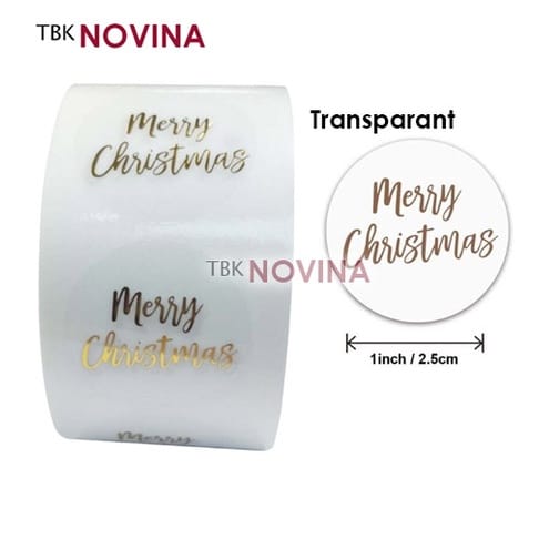 Stiker Christmas Natal / Label Segel 2.5cm (10 pcs) - Image 2