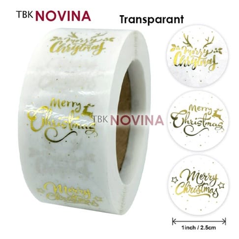 Stiker Christmas Natal / Label Segel 2.5cm (10 pcs) - Image 3