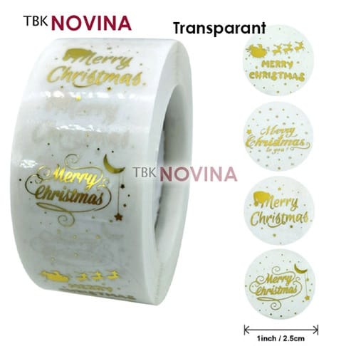 Stiker Christmas Natal / Label Segel 2.5cm (10 pcs) - Image 4