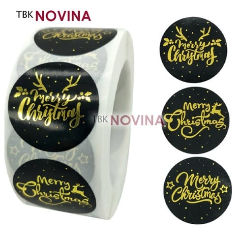 Stiker Christmas Natal / Label Segel 2.5cm (10 pcs) - Image 5