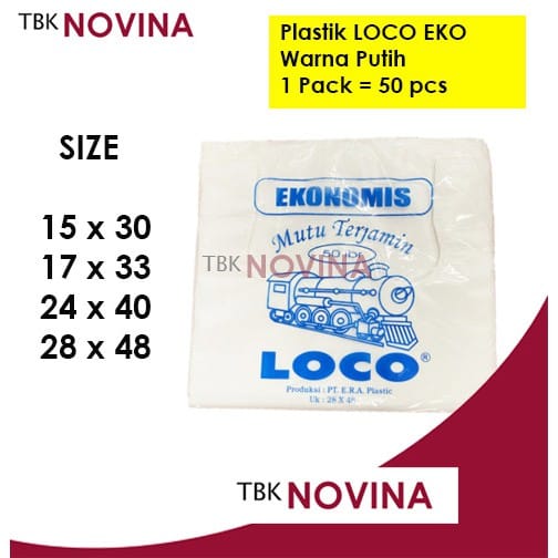 PLASTIK LOCO HITAM PUTIH EKO SIZE 15x30 cm - Image 4