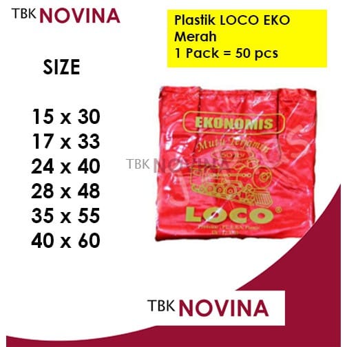 PLASTIK LOCO HITAM PUTIH EKO SIZE 15x30 cm - Image 5