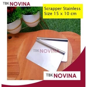 SCRAPER STAINLESS STEEL / PEMOTONG ADONAN STAINLESS