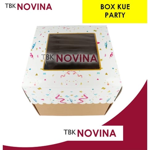 KOTAK KUE TINGGI / BOX CAKE PARTY / KOTAK KUE ULANG TAHUN TART - Image 2