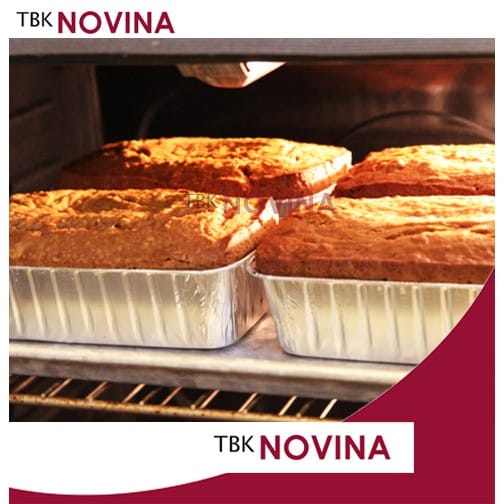 BX-0344 ALUMINIUM FOIL KOTAK WADAH CUP PUDING ROTI CAKE MENTAI MACARONI SPAGHETI LASAGNA PASTEL - Image 5