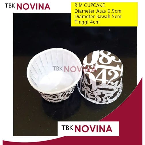 KERTAS CUPCAKE CUPCASE BLACK & WHITE / KERTAS ALAS MUFFIN MUFIN BOLU / RIM CUPCAKE - Image 7