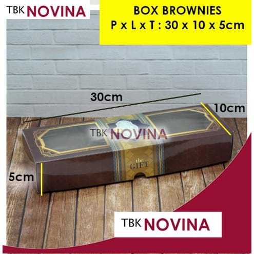 KOTAK KUE BROWNIES / BOX BROWNIS/ DUS BOLU KUE ULANG TAHUN GRETEL BRONIS - Image 5