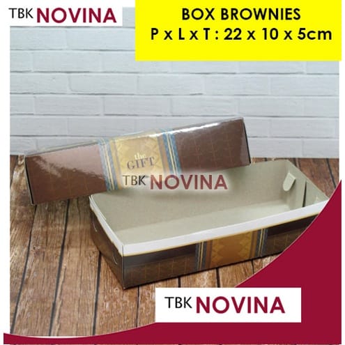KOTAK KUE BROWNIES / BOX BROWNIS/ DUS BOLU KUE ULANG TAHUN GRETEL BRONIS - Image 6