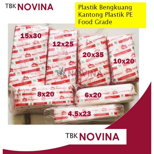 PLASTIK BENGKUANG KANTONG PLASTIK PE BURAM SIZE 4.5x23 s/d 15x30 - Image 2
