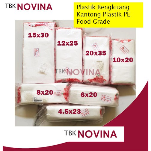 PLASTIK BENGKUANG KANTONG PLASTIK PE BURAM SIZE 4.5x23 s/d 15x30 - Image 3