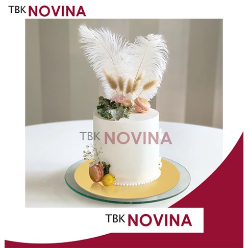 TATAKAN ALAS KUE EMAS POLOS / CAKEBOARD GOLD / CAKE BASE BULAT KOTAK 25cm-32cm POLOS - Image 4