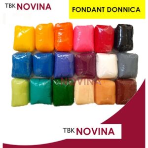 [250 GRAM ] FONDANT DONNICA / FONDAN WARNA DONNICA 250GR