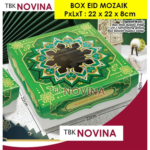 KOTAK KUE LEBARAN / KOTAK KUE IDUL FITRI / BOX CAKE BROWNIES LAPIS/ KOTAK KUE - Image 6