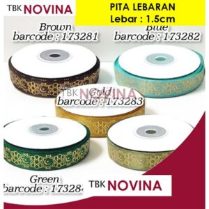 [3-5 meter] PITA LEBARAN / PITA IDUL FITRI 2CM / 1.5CM / 1CM