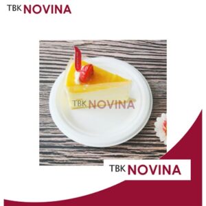 [DUS = 2000pcs ] Piring Plastik Uk 6 Kecil S Party Kue Makan Disposable Murah P6 Warna Putih Sekali Pakai