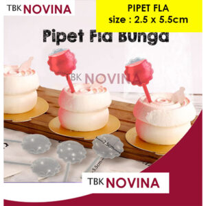 PIPET FLA / PIPET PLASTIK / Dekorasi Kue