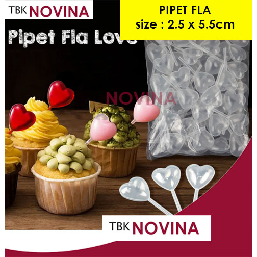 PIPET FLA / PIPET PLASTIK / Dekorasi Kue - Image 4