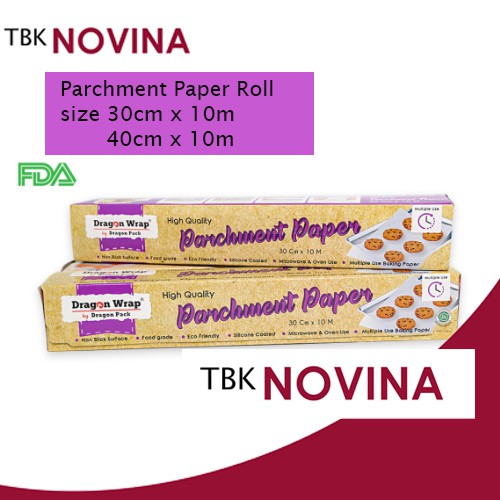 Baking Paper Roll ( Silicone ) Kertas Roti Kue - Kertas Panggang Roti & Kue ( alas panggang roti ) - Image 2