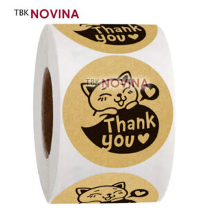 [KODE 175] STIKER ANAK CAT / STIKER KUCING LABE SEGEL 2.5cm