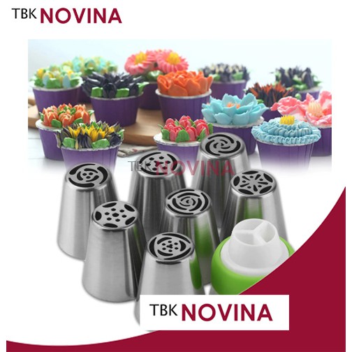 SPUIT RUSIA SET 10PCS DECORATOR ICING BAG - Image 7