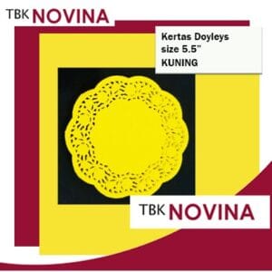[100 PCS] Kertas Doyleys/ Doilies/ Doily 5.5" (WARNA) - Alas Toples Kue / Kertas Renda