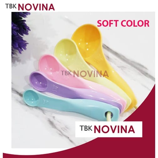 SENDOK TAKAR Set 5 in1 Warna - Measuring Spoon Sendok Ukur Bumbu Tepung Air - Image 3