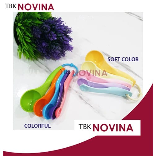SENDOK TAKAR Set 5 in1 Warna - Measuring Spoon Sendok Ukur Bumbu Tepung Air - Image 5