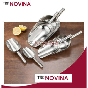 SEKOP STAINLESS / SEKOP ES BATU KOPI KACANG TEPUNG/ ICE SHOVEL STAINLESS STEEL / SEKOP