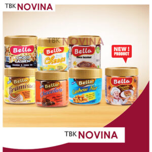 SELAI BELLA 300gr / SELAI COKLAT KEJU TIRAMISU CASHEW CRUNCHY MALT