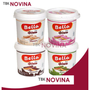 [ 1 KG ] BELLA DIP GLAZE GREENTEA TIRAMISU STRAWBERRY COKLAT CHOCOLATE