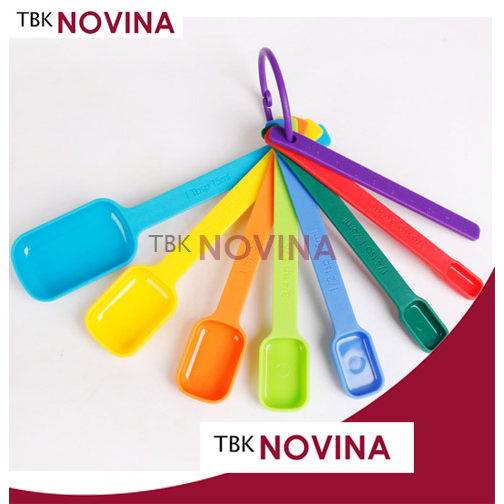 SENDOK TAKAR Set 6 in1 Warna - Measuring Spoon Cup Sendok Ukur Bumbu Tepung Air Gula Kopi - Image 8