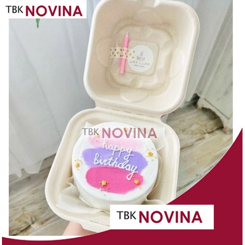 LOYANG BULAT PRESS Mini 10CM KOREAN CAKE / LUNCH BOX CAKE / LOYANG KOREA - Image 5