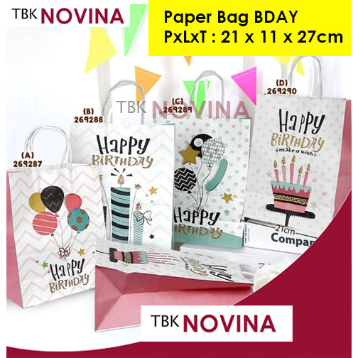 PAPERBAG THANK YOU / PAPER BAG BIRTHDAY / KANTONG GOODIE - Image 3