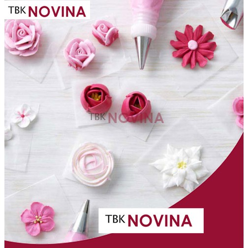 Paku Mawar Set 3pcs / Alat Bantu Dekorasi Bunga Buttercream Icing - Image 4