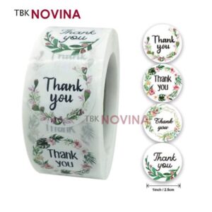 [KODE 27] Stiker Thank You / Label Segel Thank You (10 pcs)